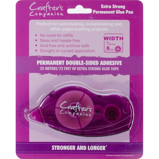 Crafter&#x27;s Companion Extra Strong Permanent Glue Tape Pen